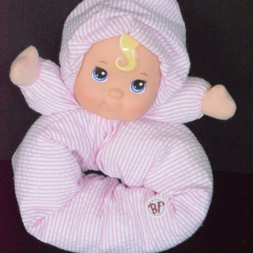 Goldberger Babys First Doll Rattle Lovey Soft Toy